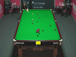 斯诺克苏格兰公开赛资格赛罗斯·缪尔1-4多米尼克·戴尔20231101