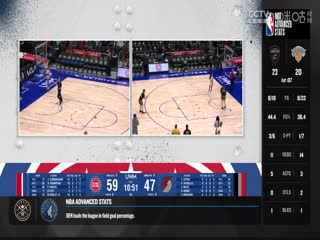 NBA常规赛开拓者VS活塞20231102