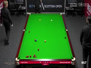 斯诺克苏格兰公开赛资格赛袁思俊4-0穆罕默德·阿西夫20231102