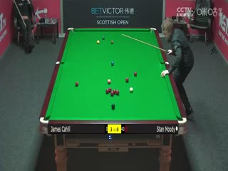 斯诺克苏格兰公开赛资格赛詹姆斯·卡希尔4-3斯坦·穆迪20231102