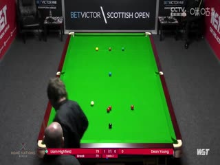 斯诺克苏格兰公开赛资格赛利亚姆·海菲尔德4-0迪恩·杨20231102