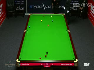 斯诺克苏格兰公开赛资格赛安德鲁·希金森4-3艾伦·泰勒20231102