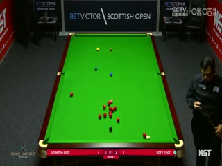 斯诺克苏格兰公开赛资格赛涂振龙4-1格雷姆·多特20231102
