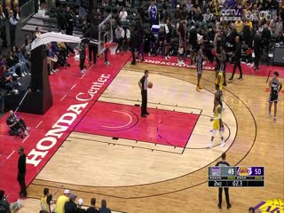 NBA季前赛国王VS湖人20231012