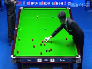 斯诺克天津国锦赛半决赛乔丹·布朗4-4汤姆·福德20231110