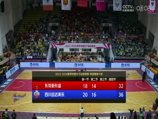 WCBA常规赛第10轮东莞新彤盛VS四川远达美乐20231113(盛云飞)