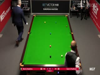 斯诺克巴里·霍金斯5-2肖恩·奥沙利文20230728