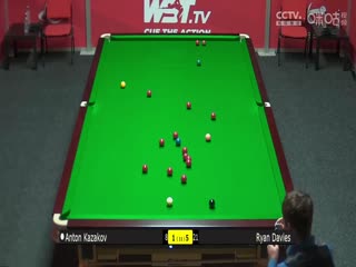 斯诺克安东·卡扎科夫1-6瑞恩·戴维斯20231118