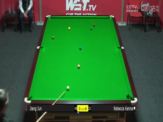 斯诺克江俊6-0丽贝卡·肯纳20231118