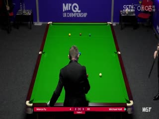 斯诺克傅家俊6-5迈克尔·霍尔特20231118