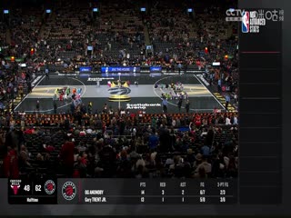 NBA季中赛公牛VS猛龙20231125