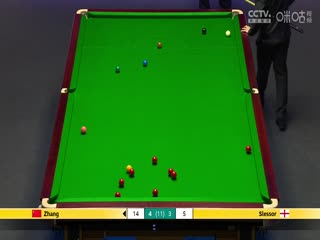 2023斯诺克英锦赛第一轮张安达6-5埃利奥特·斯莱塞20231126