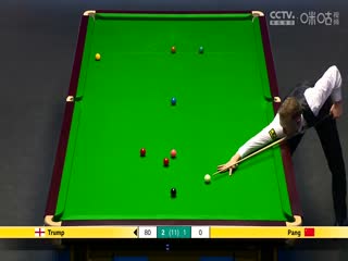 2023斯诺克英锦赛第一轮贾德·特鲁姆普6-1庞俊旭20231127