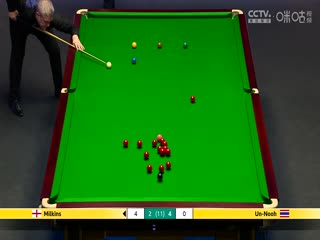 2023斯诺克英锦赛第一轮米尔金斯6-5塔猜亚·乌诺20231128