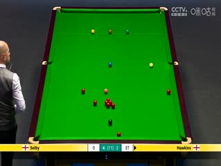 2023斯诺克英锦赛第二轮马克·塞尔比6-5霍金斯20231129