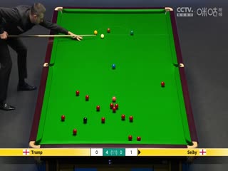 2023斯诺克英锦赛四分之一决赛贾德·特鲁姆普6-3马克·塞尔比20231201