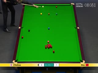 2023斯诺克英锦赛四分之一决赛罗尼·奥沙利文6-5周跃龙20231201