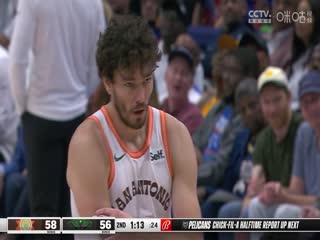 NBA常规赛马刺VS鹈鹕20231202