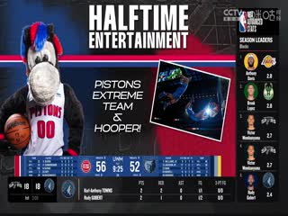 NBA常规赛灰熊VS活塞20231207