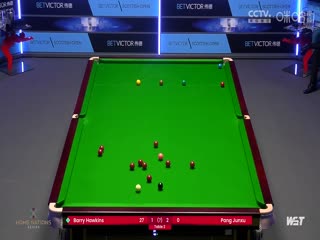 2023斯诺克苏格兰公开赛巴里·霍金斯3-4庞俊旭20231211