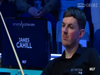 2023斯诺克苏格兰公开赛詹姆斯·卡希尔3-4卢卡·布雷切尔20231212（李照）