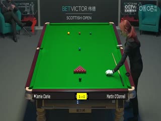 2023斯诺克苏格兰公开赛马丁·奥唐奈4-2詹姆·克拉克20231212