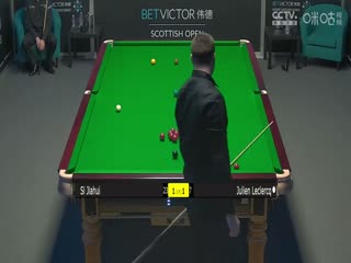 2023斯诺克苏格兰公开赛朱利安·勒克莱尔2-4斯佳辉20231213