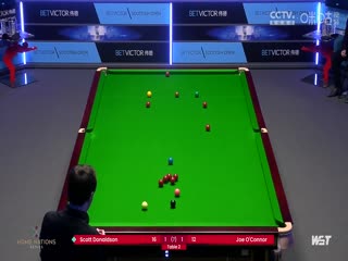 2023斯诺克苏格兰公开赛乔·奥康纳4-1斯科特·唐纳森20231213
