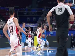 CBA常规赛第16轮上海久事VS广州龙狮20231213（李天宇、陈正昊）