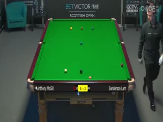 2023斯诺克苏格兰公开赛林杉峰4-1安东尼·麦克吉尔20231214