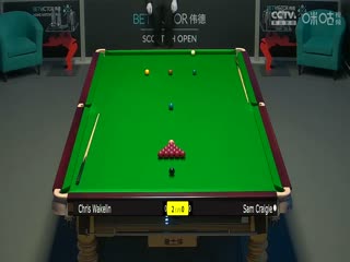 2023斯诺克苏格兰公开赛克里斯·沃克林4-0山姆·克雷吉20231214