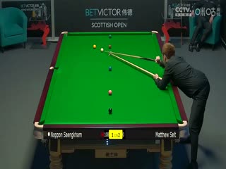 2023斯诺克苏格兰公开赛诺鹏·桑坎姆4-3马修·塞尔特20231214