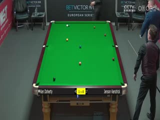 2023斯诺克德国大师赛资格赛肯·达赫迪5-0简森·肯德里克20231218