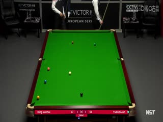 2023斯诺克德国大师资格赛丁俊晖2-5袁思俊20231219（黑8）