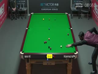 2023斯诺克德国大师资格赛亚伦·希尔5-3穆罕默德·阿西夫20231219