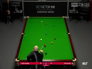 2023斯诺克德国大师资格赛杰克·利索夫斯基3-5扎克·苏尔蒂20231219（黑8）