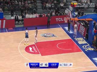 CBA常规赛第19轮新疆伊力特VS上海久事20231220（陈渤胄）