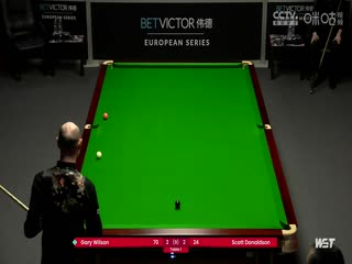 2023斯诺克德国大师赛资格赛加里·威尔逊4-5斯科特·唐纳森20231220