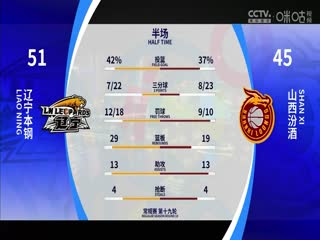 CBA常规赛第19轮辽宁本钢VS山西汾酒20231220（哈秋）