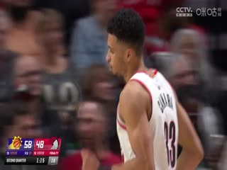NBA常规赛太阳VS开拓者20231220