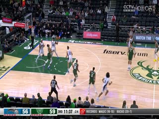 NBA常规赛魔术VS雄鹿20231222