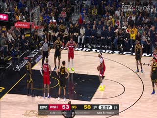 NBA常规赛奇才VS勇士20231223
