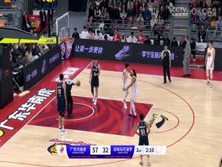 CBA常规赛第21轮广东华南虎VS深圳马可波罗20231225（孙博、殳海、佳依）