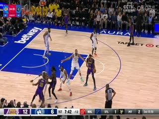 NBA常规赛湖人VS森林狼20231231