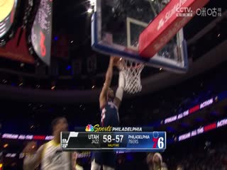 NBA常规赛爵士VS76人20240107