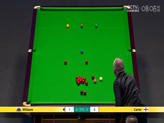 2024斯诺克大师赛马克·威廉姆斯4-6阿里·卡特20240108