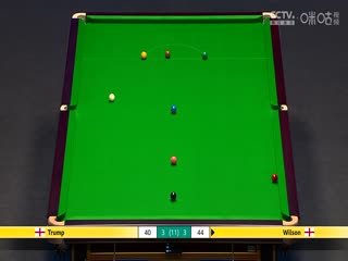 2024斯诺克大师赛贾德·特鲁姆普6-5凯伦·威尔逊20240109