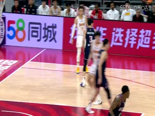 CBA常规赛第28轮广东华南虎VS山西汾酒20240110明星机位-胡明轩