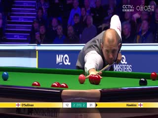 2024斯诺克大师赛罗尼·奥沙利文6-3巴里·霍金斯20240111（黑8）