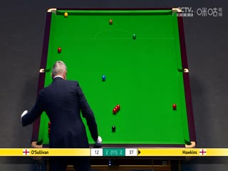 2024斯诺克大师赛罗尼·奥沙利文6-3巴里·霍金斯20240111